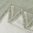 Solid Color Chenille Sofa Throw Blanket, Modern Decor Soft Couch Cover with Fringes