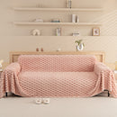 Thick Plush Faux Fur Couch Cover Blanket Warm Fuzzy Blanket Couch Protector for Winter