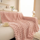 Thick Plush Faux Fur Couch Cover Blanket Warm Fuzzy Blanket Couch Protector for Winter