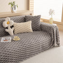 Thick Plush Faux Fur Couch Cover Blanket Warm Fuzzy Blanket Couch Protector for Winter
