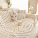 Thick Plush Faux Fur Couch Cover Blanket Warm Fuzzy Blanket Couch Protector for Winter