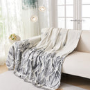 Soft Woven Leaf Couch Blanket, Pet-friendly Sectional Sofa Slipcover For Cats Dogs