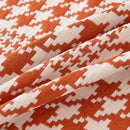 Chenille Houndstooth Couch Cover, Chaise Lounge Blanket Cover, Sectional Couch Scratch Protector