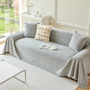 Thick Sherpa Fleece Sofa Protector Cover Stylish Durable Slipcovers for Couches and Chairs