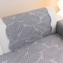 Sofa Cover for Leather & Fabric Couches, 3D Leaf Embossed Quilted Furniture Covers