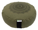 Zafu Meditation Cushion - Hemp Mandala Design