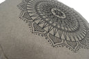 Zafu Meditation Cushion - Hemp Mandala Design