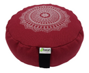 Zafu Meditation Cushion - Hemp Mandala Design
