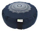 Zafu Meditation Cushion - Hemp Mandala Design