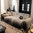 Modern Textured Sofa Cover Blanket, Tightly Woven Pet Sofa Throw for Sectional Couches