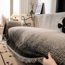 Modern Textured Sofa Cover Blanket, Tightly Woven Pet Sofa Throw for Sectional Couches