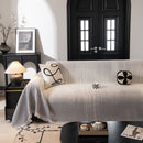 Modern Textured Sofa Cover Blanket, Tightly Woven Pet Sofa Throw for Sectional Couches