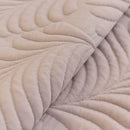 Sofa Cover for Leather & Fabric Couches, 3D Leaf Embossed Quilted Furniture Covers