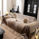 Modern Textured Sofa Cover Blanket, Tightly Woven Pet Sofa Throw for Sectional Couches