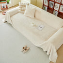 Faux Fur Smooth Plush Comfy Couch Covers, Soft Thicked Durable Blankets and Throws for Sofas