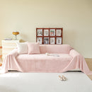 Faux Fur Smooth Plush Comfy Couch Covers, Soft Thicked Durable Blankets and Throws for Sofas