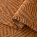 Couch Cover Sectional L Shape Chenille Herringbone Couch Throw Cover with Tassel Pom-Poms for Pets