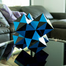 Cube Sculpture | Black and Blue