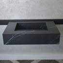 HANDCRAFTED NERO MARQUINIA HIGH ENGINEERED STONE SINK (ES-045)