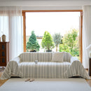 Vintage-Inspired Striped Blankets for Couch Covers Luxury Couch Throw Cover with Timeless Elegance