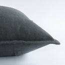 Gávea Solid Color Pillow Cover | Charcoal Gray