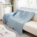 Summer Cool Dotted Cat Scratch Resistant Sofa Cover Blanket, Luxury Large Blanket Covers for Couch