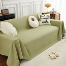 Teddy Throw Blanket and Stylish Slipcover for Couch, Waterproof Sofa Cover for Pets