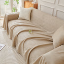 Cooling Scratch Proof Large Sofa Throw Cover, Geometric Texture Couch Protector