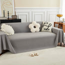 Teddy Throw Blanket and Stylish Slipcover for Couch, Waterproof Sofa Cover for Pets