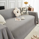 Teddy Throw Blanket and Stylish Slipcover for Couch, Waterproof Sofa Cover for Pets