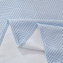 Cooling Scratch Proof Large Sofa Throw Cover, Geometric Texture Couch Protector