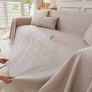 Cooling Scratch Proof Large Sofa Throw Cover, Geometric Texture Couch Protector