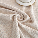 Waterproof Scratch Proof Herringbone Large Throw Blanket for Couch, Chenille Couch Cushion Covers for Pets