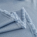 Waterproof Scratch Proof Herringbone Large Throw Blanket for Couch, Chenille Couch Cushion Covers for Pets