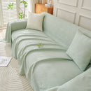 Cooling Scratch Proof Large Sofa Throw Cover, Geometric Texture Couch Protector