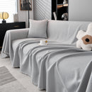 Waterproof Scratch Proof Herringbone Large Throw Blanket for Couch, Chenille Couch Cushion Covers for Pets