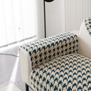 Winter Thickened Sherpa Fleece Houndstooth Sofa Cushion, Non-slip Sofa Cover with Plush