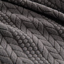 High Stretch Wheat Ear Embossed Textured Couch Slipcover, Water Repellent Sofa Cover