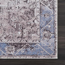 Rosman Blue&Beige  - Promo Washable Area Rug - Clearance