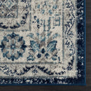 KMRSH-4604 Blue Medallion 5x7  Area Rug - Clearance