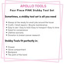 Four Piece Stubby Tool Set - Pink- DT0240P