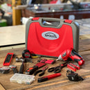 135 Piece Household Tool Set with Pivoting Dual-Angle 3.6 Volt Lithium-Ion Cordless Screwdriver - DT0773