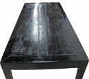 35" Tall Antique Black Lacquer Table