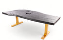 98" Inch Black Living Edge Desk or Dining Table