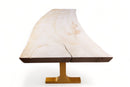 118" Inch White Living Dining Table