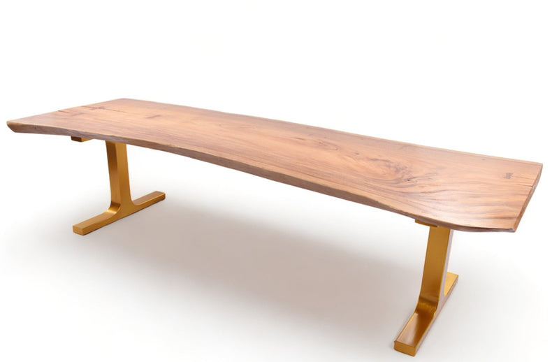118" Inch Living Edge Dining Table