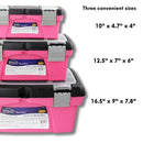 3 Piece Tool Box - Pink - DT5005P
