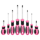 Apollo Tools 8 Pink Essential Screwdriver Set DT5018P