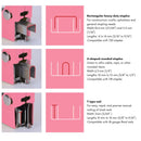 Pink Stapler with Power Adjustment Knob and 3000 Staples assortment-- DT5020P