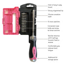 13-in-1 Ratcheting Screwdriver with Bit Set – Pink -- DT5021P